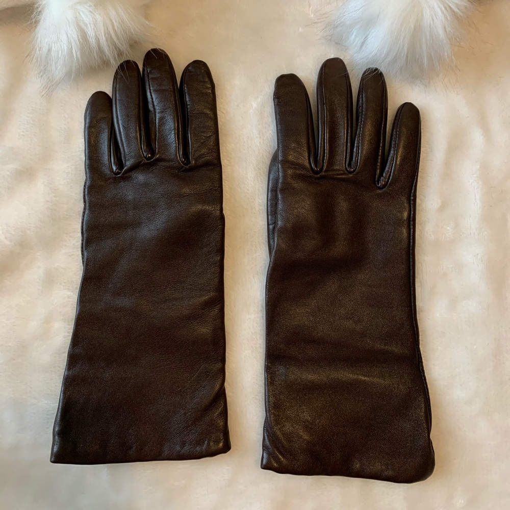 Genuine Lambskin Gloves Lined With 100% Cashmere